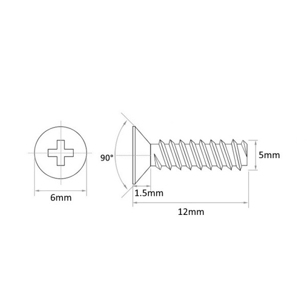 Fan Computer Screw 5*10