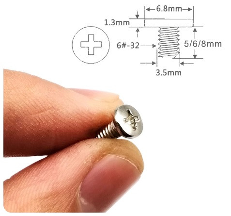 Graphic & HDD Computer Screw 6-32*1/4