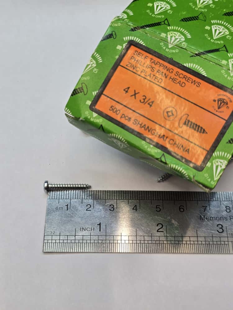 پیچ خودکار سرگرد 3/4*4  چینی 19*2.9 (مخصوص مته 2.5)